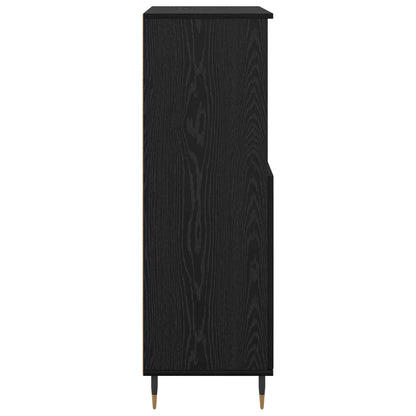 vidaXL Highboard Black 60 x 36 x 110 cm Engineered Wood