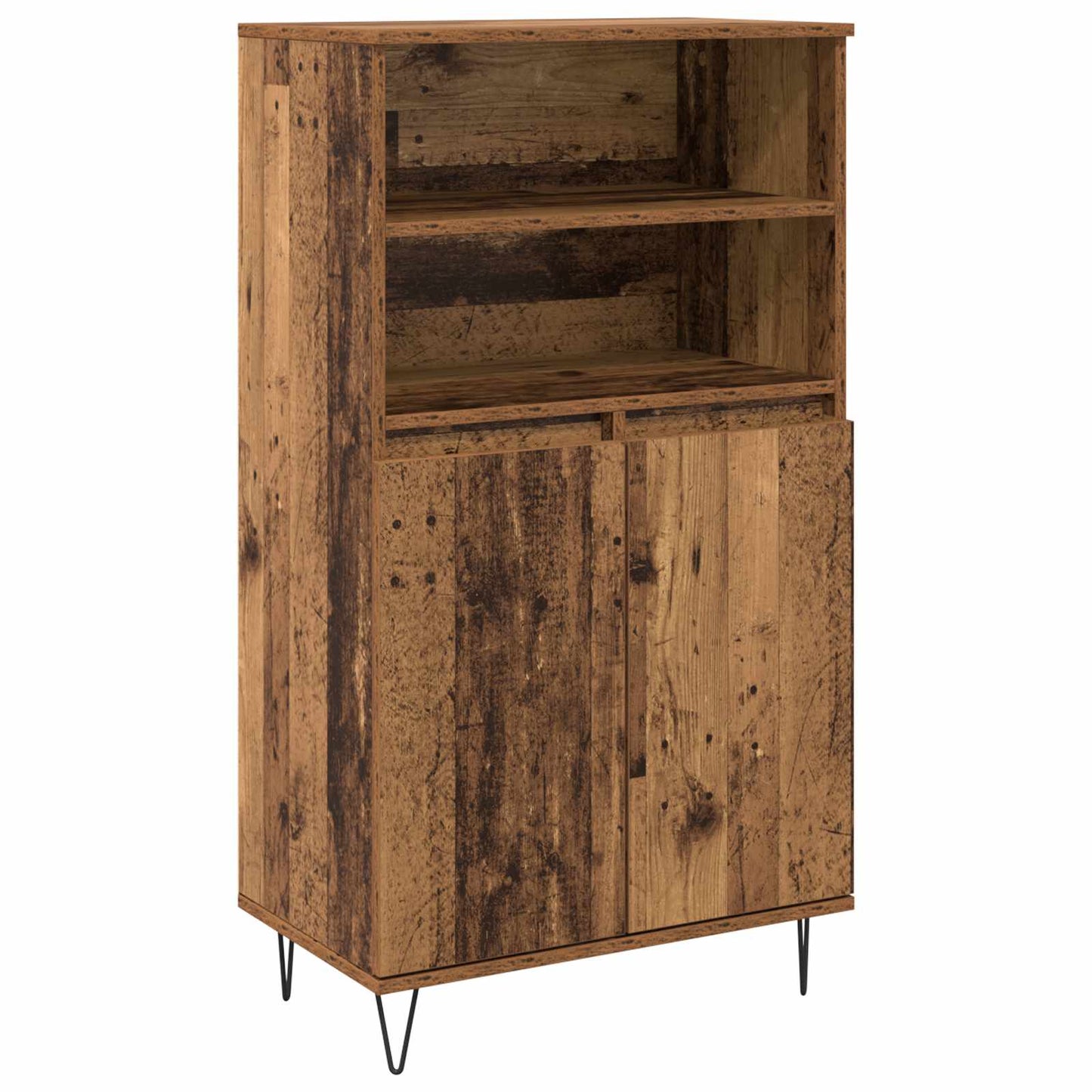 vidaXL Highboard Brown 60 x 36 x 110 cm Engineered Wood