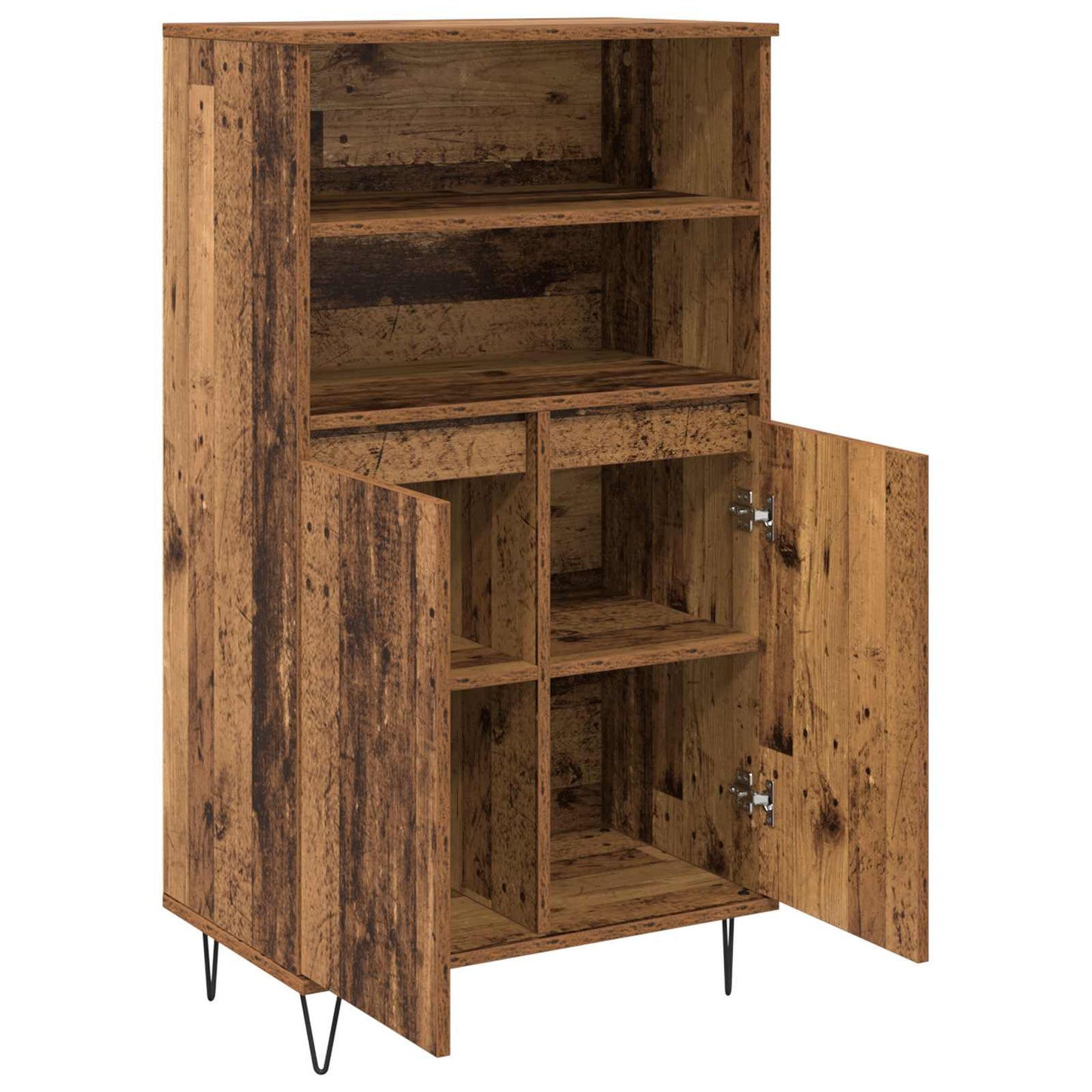 vidaXL Highboard Brown 60 x 36 x 110 cm Engineered Wood