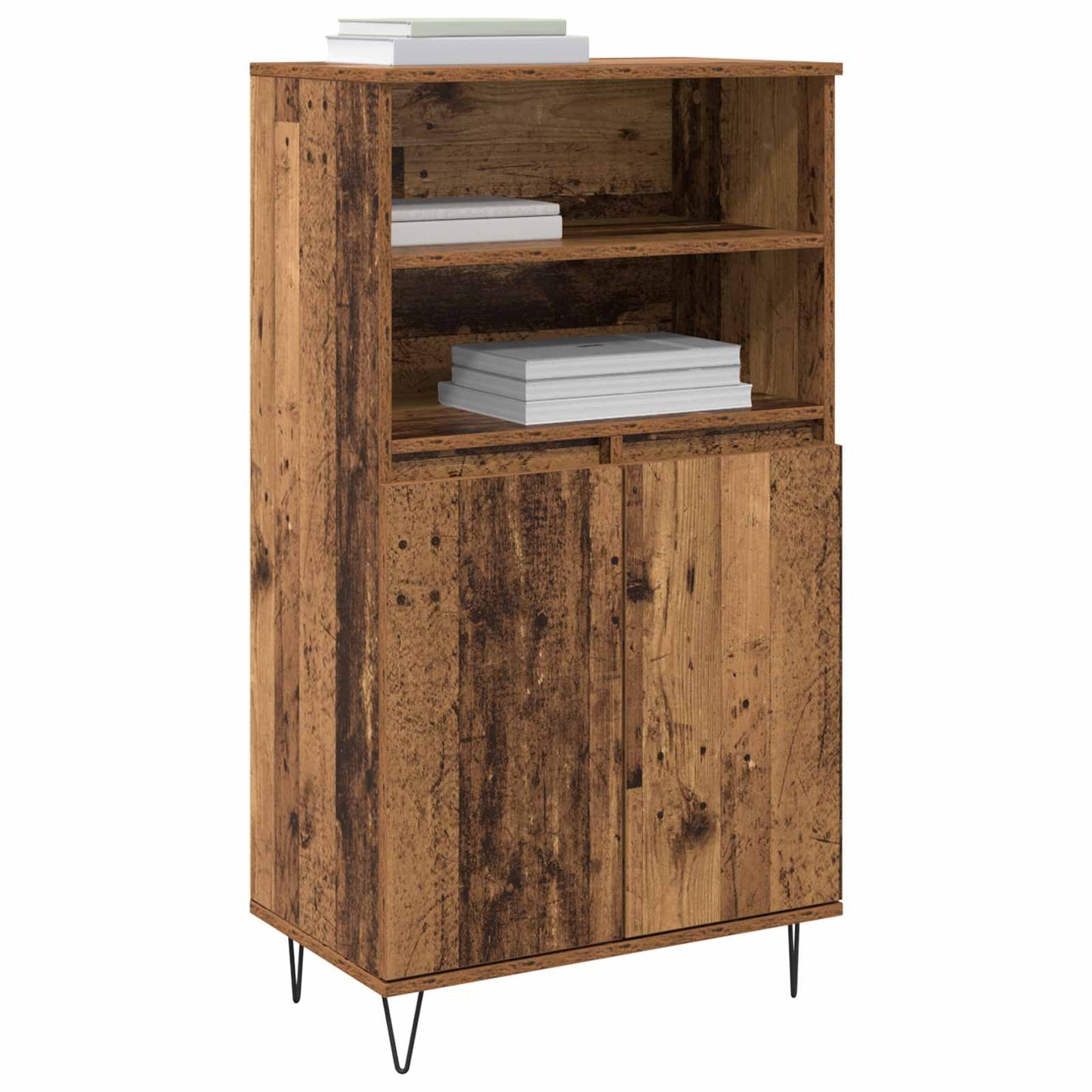 vidaXL Highboard Brown 60 x 36 x 110 cm Engineered Wood