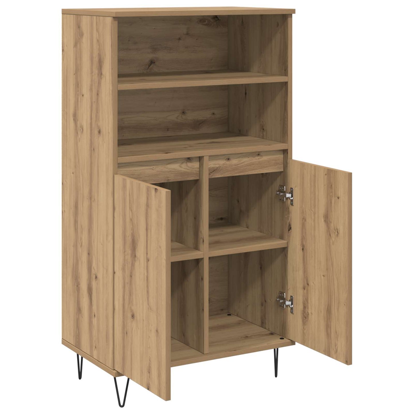vidaXL Highboard Brown 60 x 36 x 110 cm Engineered Wood