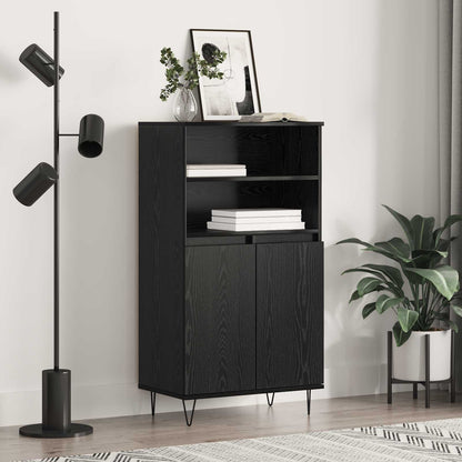 vidaXL Highboard Black 60 x 36 x 110 cm Engineered Wood