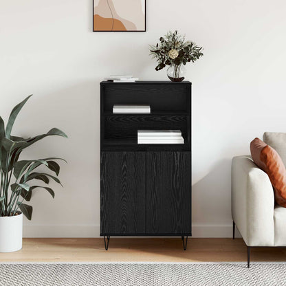 vidaXL Highboard Black 60 x 36 x 110 cm Engineered Wood