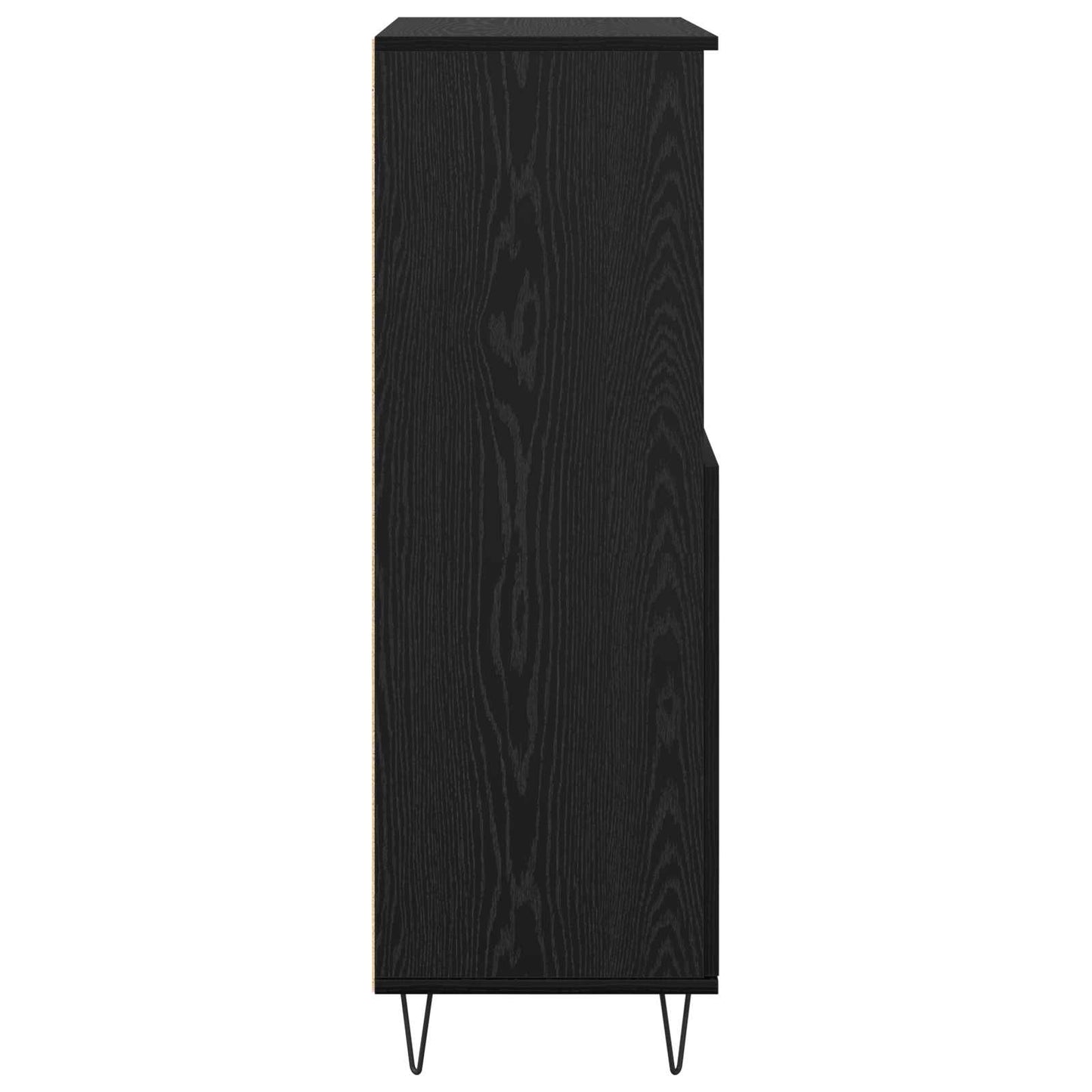 vidaXL Highboard Black 60 x 36 x 110 cm Engineered Wood