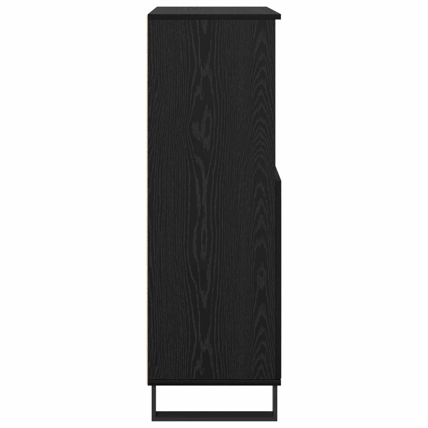 vidaXL Highboard Black 60 x 36 x 110 cm Engineered Wood