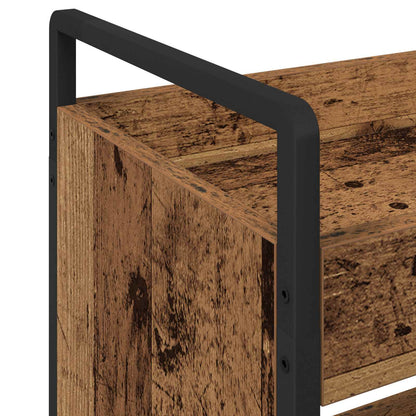 vidaXL Kitchen Trolley Old Wood 70 x 30 x 82 cm Engineered Wood