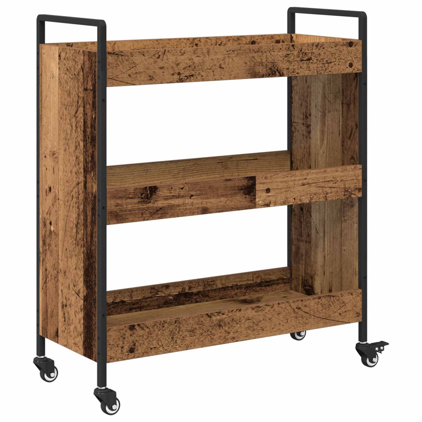 vidaXL Kitchen Trolley Old Wood 70 x 30 x 82 cm Engineered Wood