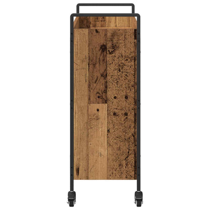 vidaXL Kitchen Trolley Old Wood 70 x 30 x 82 cm Engineered Wood