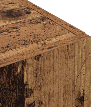 vidaXL Office Cabinet Black Oak 60 x 32 x 115 cm Engineered Wood