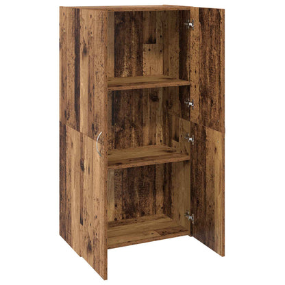 vidaXL Office Cabinet Black Oak 60 x 32 x 115 cm Engineered Wood