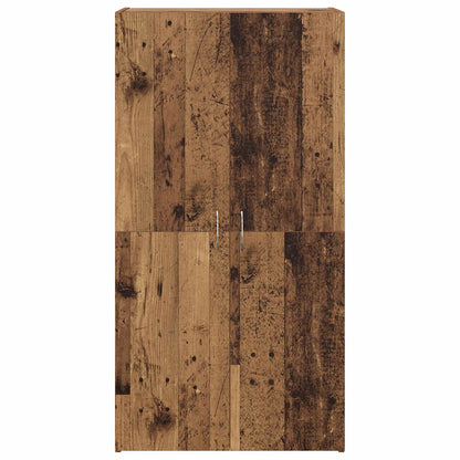 vidaXL Office Cabinet Black Oak 60 x 32 x 115 cm Engineered Wood