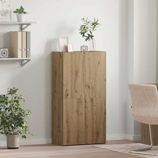 vidaXL Office Cabinet Old Wood 60 x 32 x 115 cm Engineered Wood