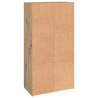 vidaXL Office Cabinet Old Wood 60 x 32 x 115 cm Engineered Wood
