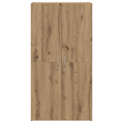 vidaXL Office Cabinet Old Wood 60 x 32 x 115 cm Engineered Wood