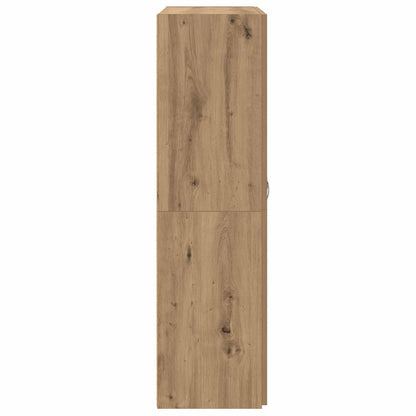 vidaXL Office Cabinet Old Wood 60 x 32 x 115 cm Engineered Wood