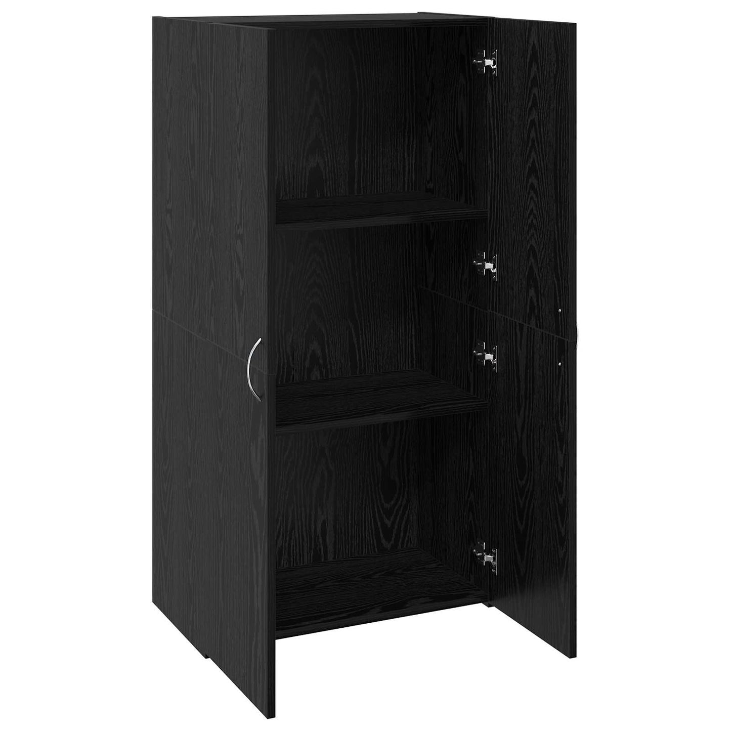vidaXL Office Cabinet Black Oak 60 x 32 x 115 cm Engineered Wood