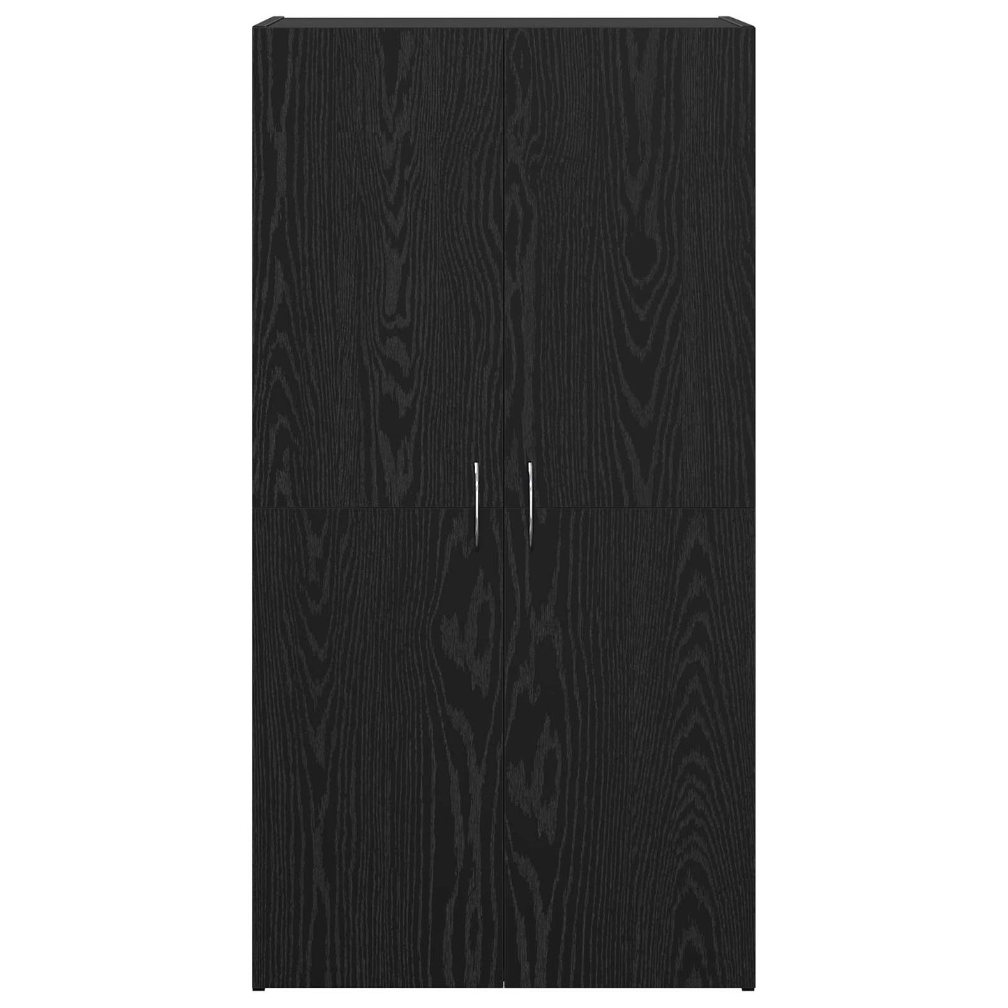 vidaXL Office Cabinet Black Oak 60 x 32 x 115 cm Engineered Wood