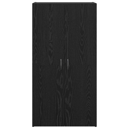 vidaXL Office Cabinet Black Oak 60 x 32 x 115 cm Engineered Wood