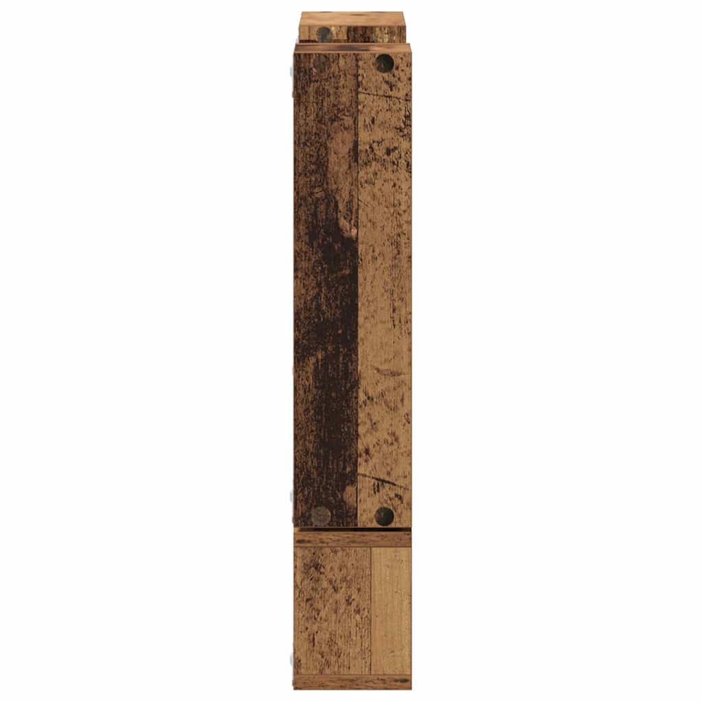 vidaXL Wall Shelf Wall-Mounted Old Wood 96 x 12 x 64 cm