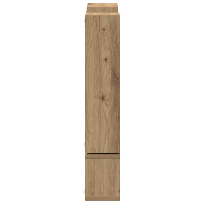 vidaXL Wall Shelf Wall-Mounted Artisan Oak 96 x 12 x 64 cm