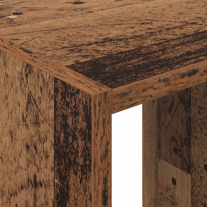 vidaXL Wardrobe with Shelf with Storage Old Wood 77 x 48 x 102 cm