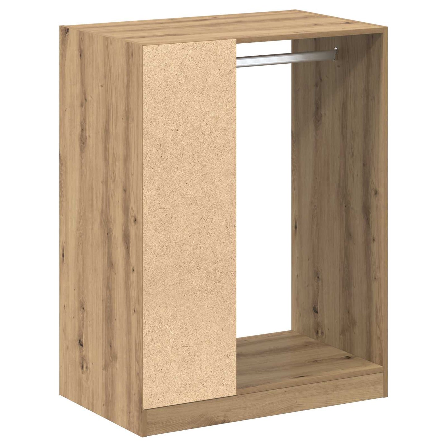 vidaXL Wardrobe Artisan Oak 77 x 48 x 102 cm Engineered Wood