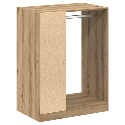vidaXL Wardrobe Artisan Oak 77 x 48 x 102 cm Engineered Wood