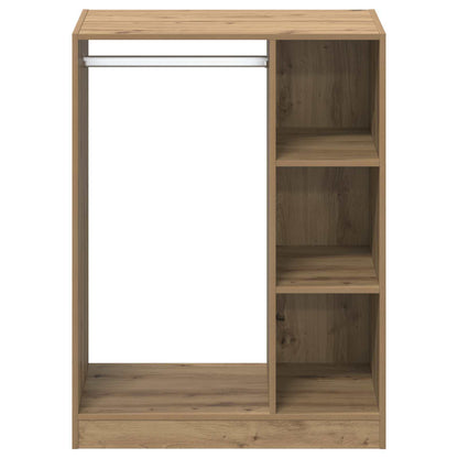 vidaXL Wardrobe Artisan Oak 77 x 48 x 102 cm Engineered Wood