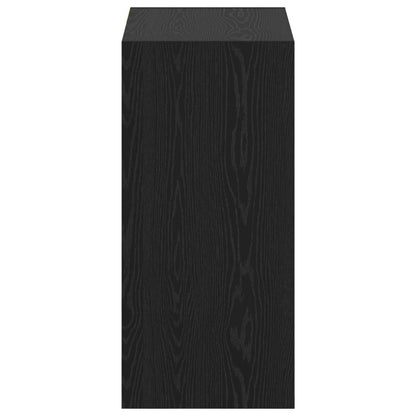 vidaXL Wardrobe Black Oak 77 x 48 x 102 cm Engineered Wood