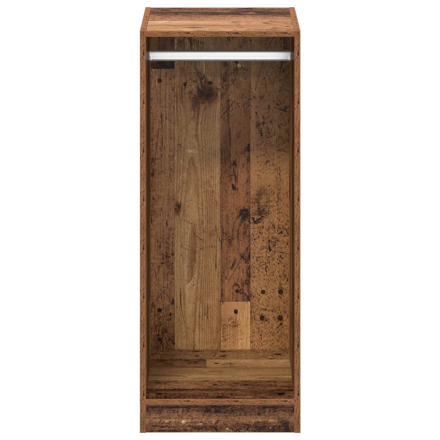 vidaXL Wardrobe with Shelf with Storage Old Wood 41 x 48 x 102 cm