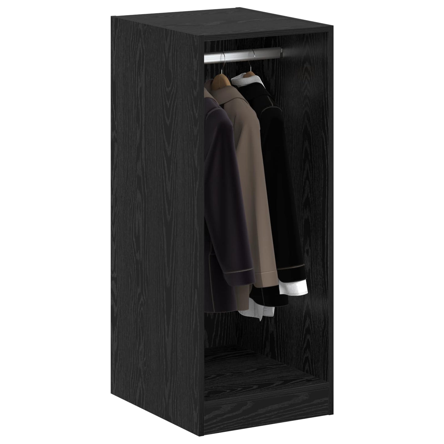 vidaXL Wardrobe Black Oak 41 x 48 x 102 cm Engineered Wood