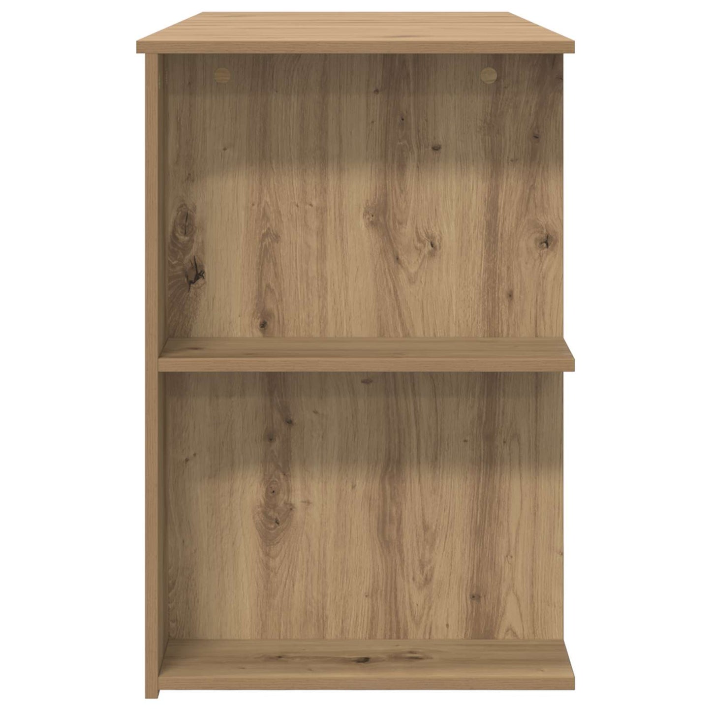 vidaXL Desk with Shelf Artisan oak 140 x 50 x 75 cm Engineered wood