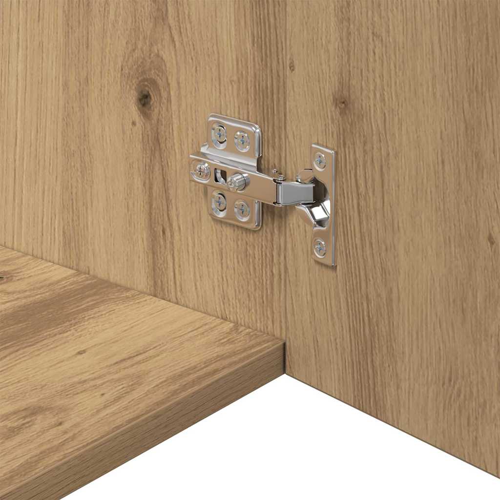 vidaXL Wall Cabinet Artisan oak 80 x 42.5 x 40 cm Engineered Wood
