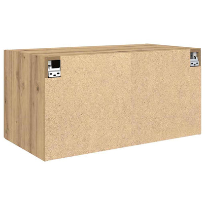 vidaXL Wall Cabinet Artisan oak 80 x 42.5 x 40 cm Engineered Wood