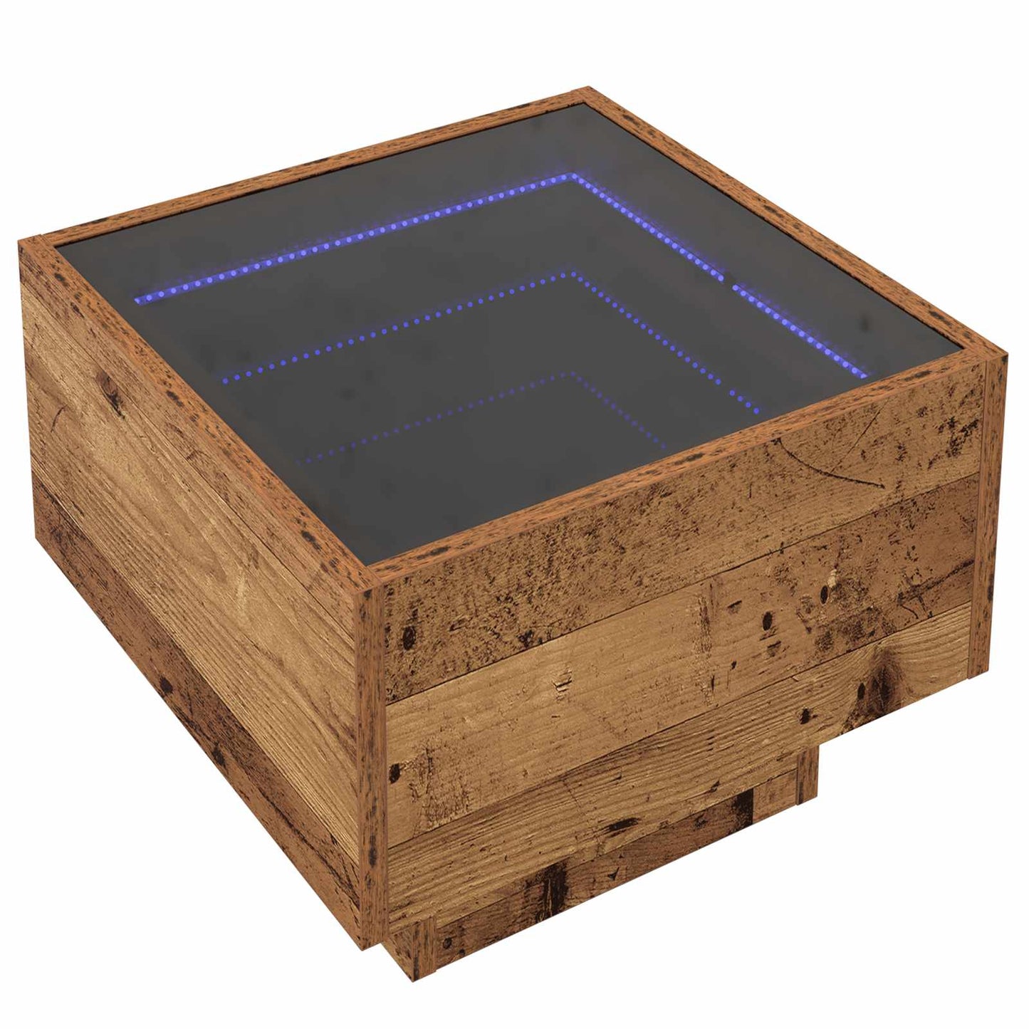vidaXL Coffee Table Old wood 40 x 40 x 30 cm Engineered wood