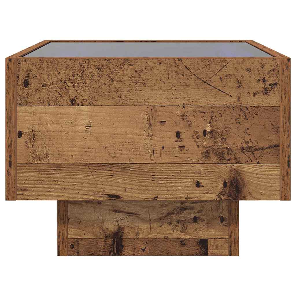 vidaXL Coffee Table Old wood 40 x 40 x 30 cm Engineered wood
