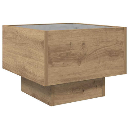 vidaXL Coffee Table Artisan oak 40 x 40 x 30 cm Engineered wood