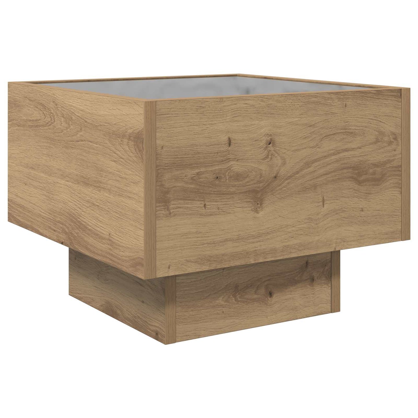 vidaXL Coffee Table Artisan oak 40 x 40 x 30 cm Engineered wood