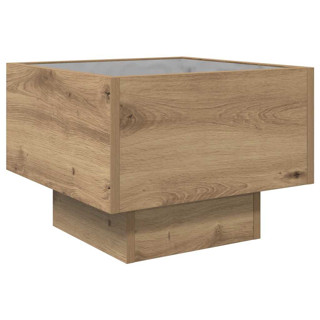 vidaXL Coffee Table Artisan oak 40 x 40 x 30 cm Engineered wood
