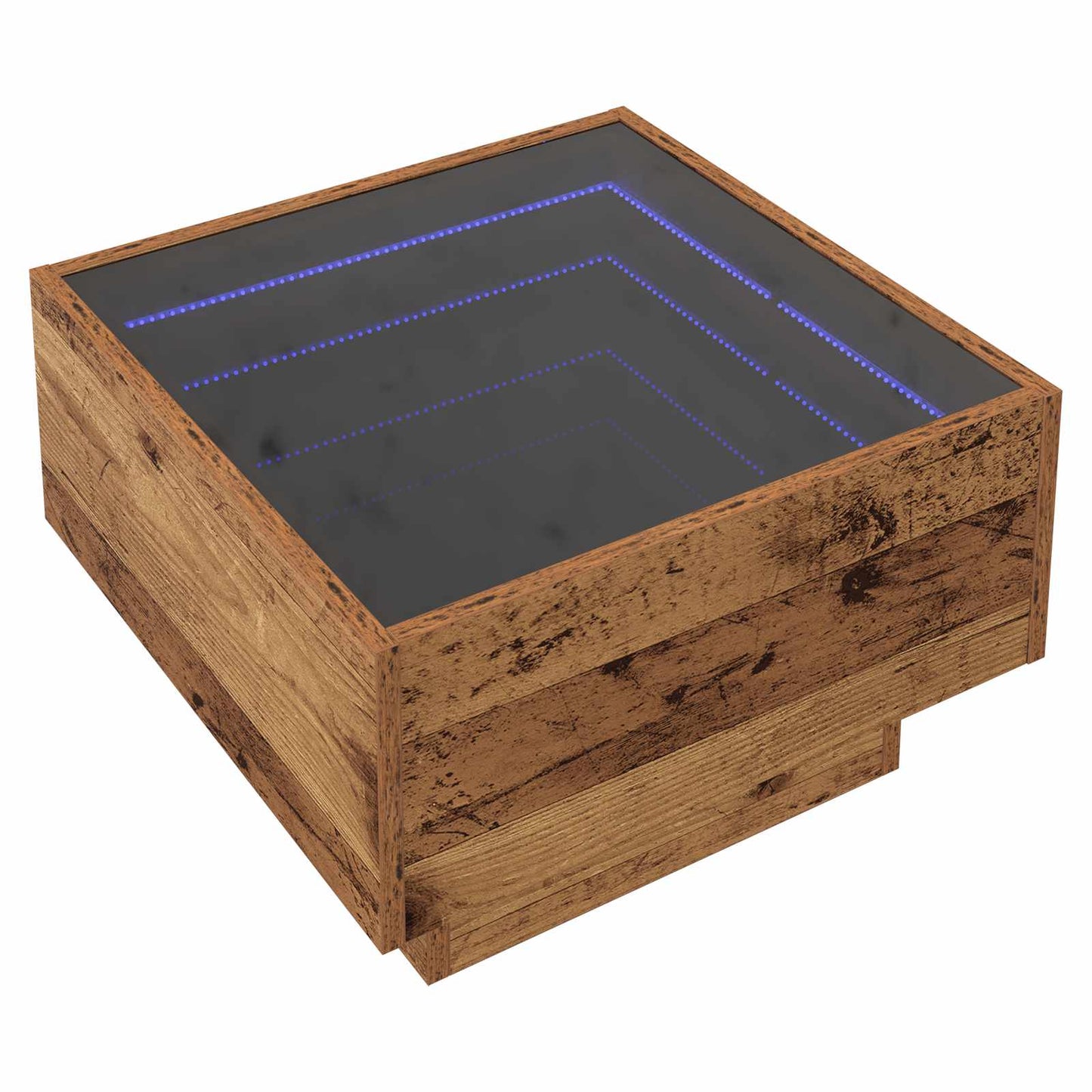 vidaXL Coffee Table Old wood 50 x 50 x 30 cm Engineered wood