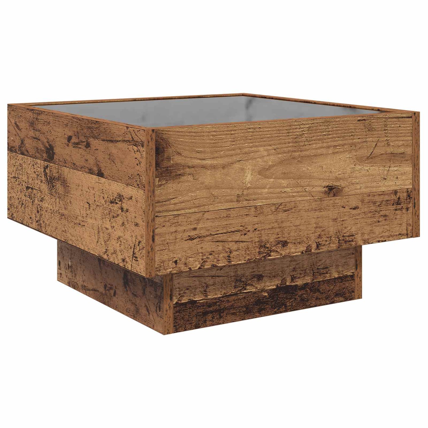 vidaXL Coffee Table Old wood 50 x 50 x 30 cm Engineered wood