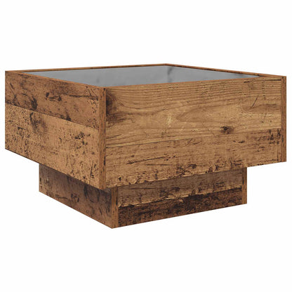 vidaXL Coffee Table Old wood 50 x 50 x 30 cm Engineered wood