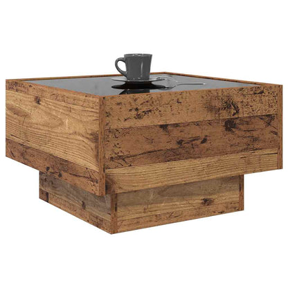 vidaXL Coffee Table Old wood 50 x 50 x 30 cm Engineered wood