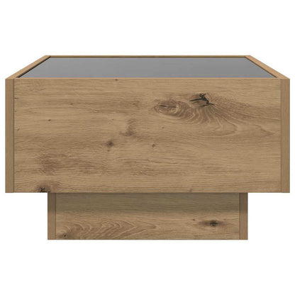 vidaXL Coffee Table Artisan oak 50 x 50 x 30 cm Engineered wood