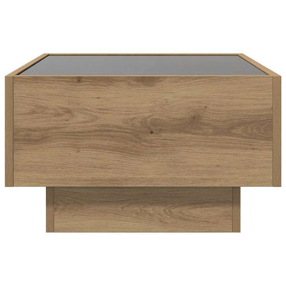vidaXL Coffee Table Artisan oak 50 x 50 x 30 cm Engineered wood