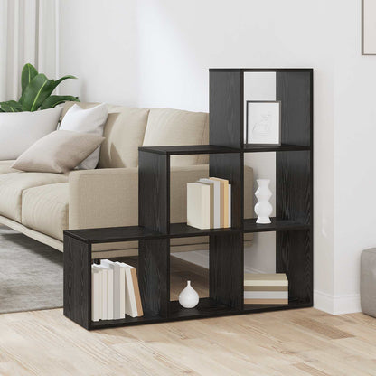 vidaXL Room Divider Bookcase 6-Tier 99 x 29 x 99 cm Engineered Wood