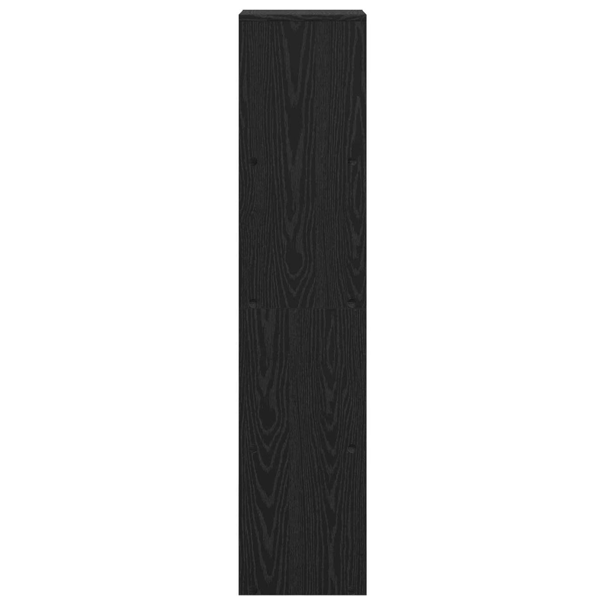vidaXL Room Divider Bookcase 10-Tier 131.5 x 29 x 131.5 cm Black Oak