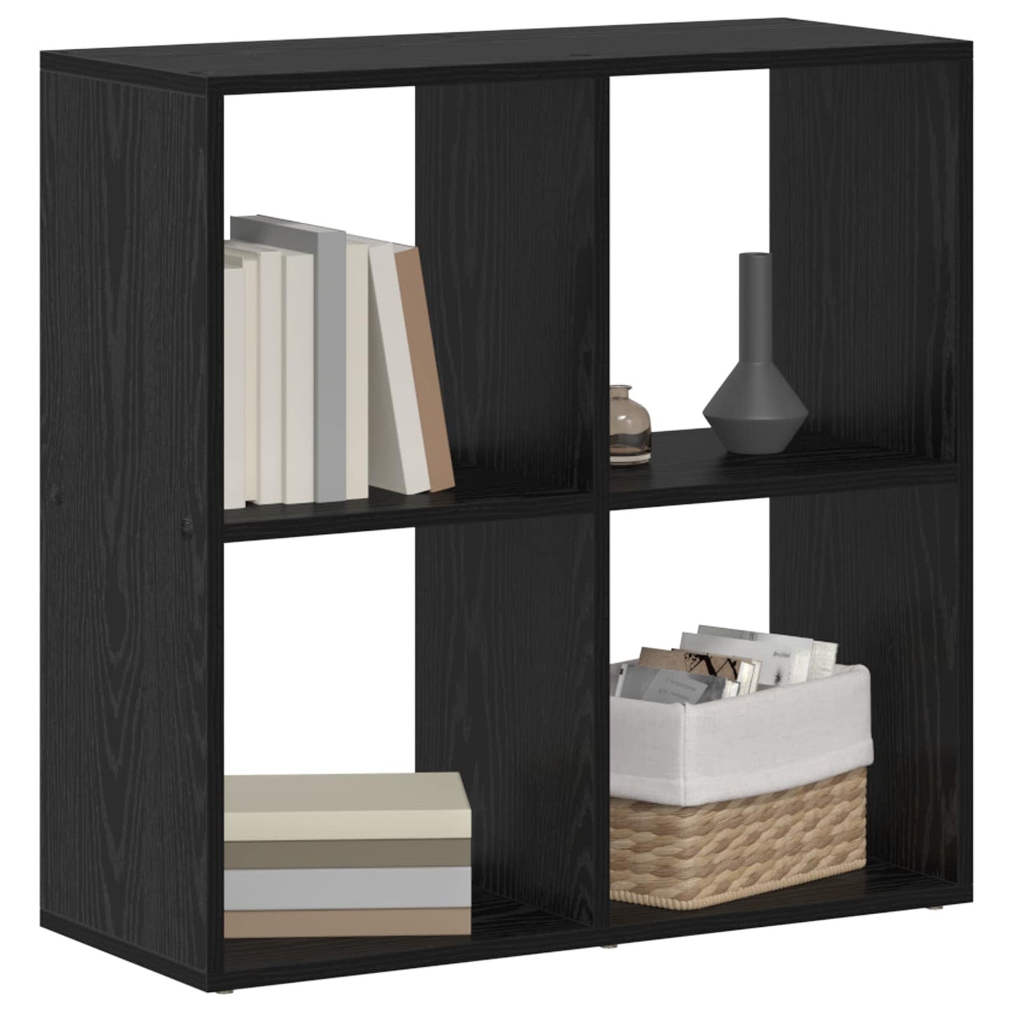 vidaXL Book Cabinet 4-Tier 69.5 x 29 x 69.5 cm Engineered Wood