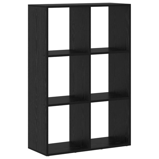 vidaXL Book Cabinet 6-Tier 69.5 x 29 x 103.5 cm Engineered Wood