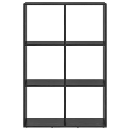 vidaXL Book Cabinet 6-Tier 69.5 x 29 x 103.5 cm Engineered Wood